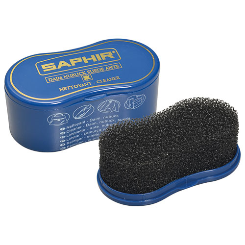 SAPHIR - Éponge Nettoyante Daim et Nubuck