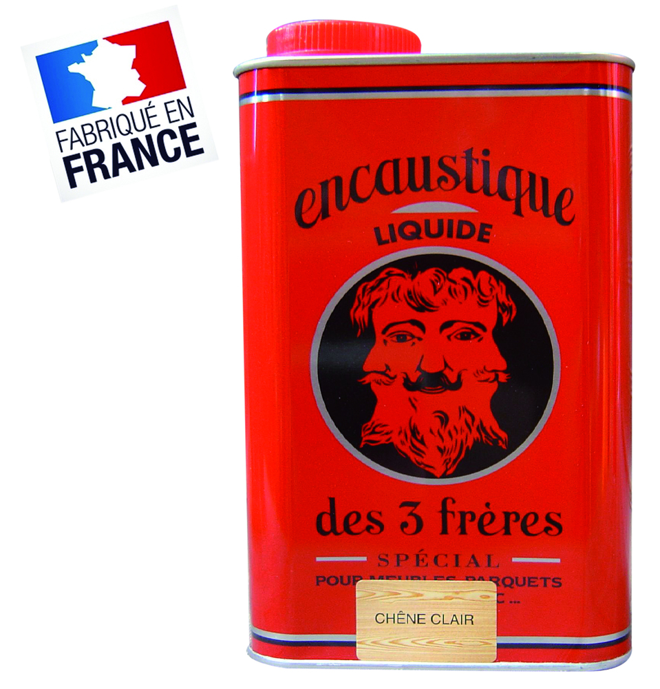 LES TROIS FRERES - Encaustique Liquide Pure Térébenthine 1L