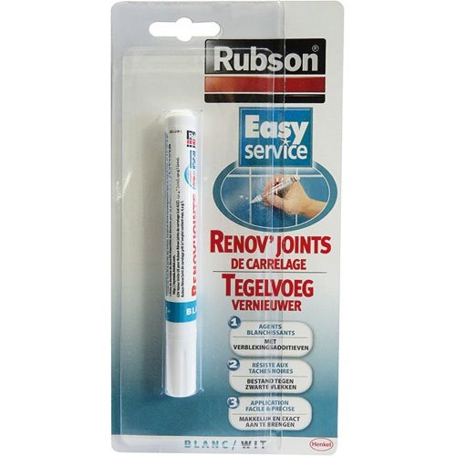 RUBSON - Rénov joint carrelage Easy service stylo 7ml blanc