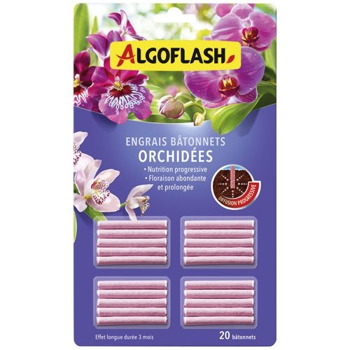 ALGOFLASH. - Engrais orchidées bâtonnets x20