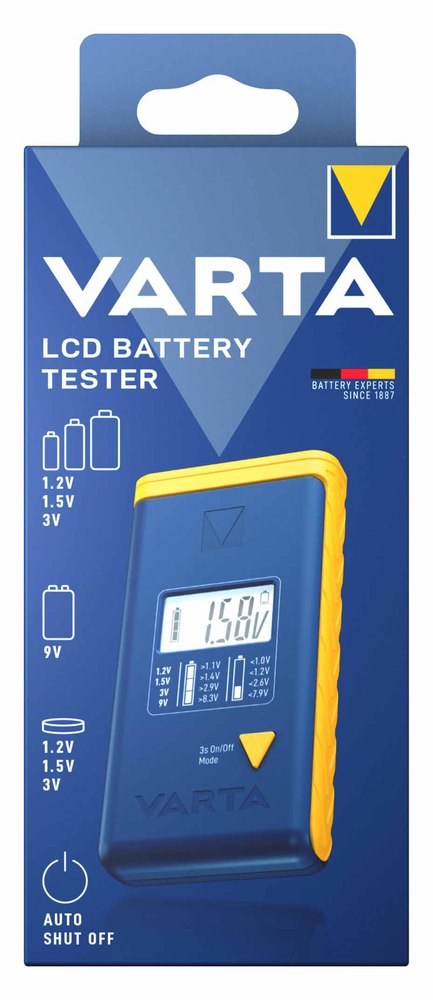 VARTA - Testeur de Piles Écran LCD