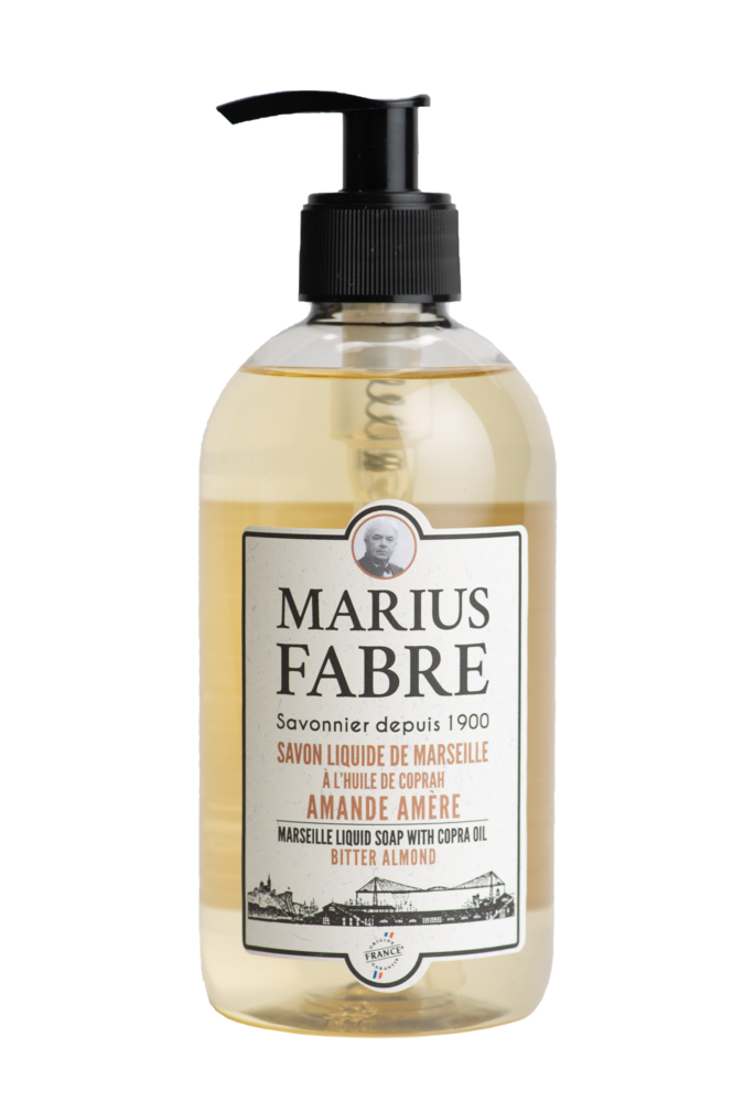 MARIUS FABRE - Savon de Marseille Liquide Flacon Pompe 400ml Senteur Amande
